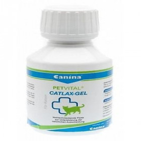 Canina Petvital Catlax-Gel -в подкрепа на премахването на естествената космени топки 100 мл.